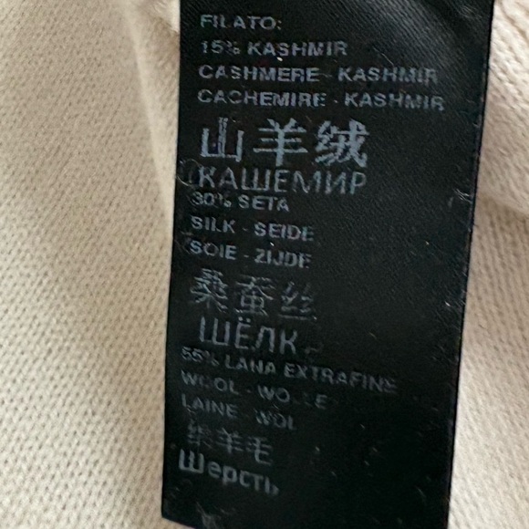 D. Exterior Cashmere Blend Mock Neck Sweater - Picture 8 of 10